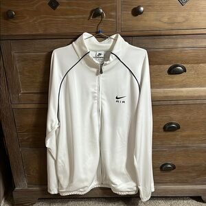 Nike Air White Zip-Up Jacket
